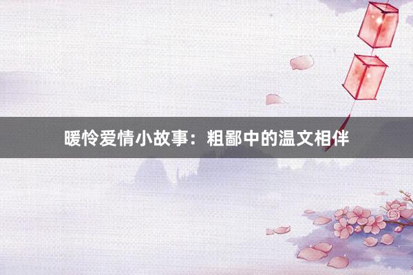 暖怜爱情小故事:粗鄙中的温文相伴